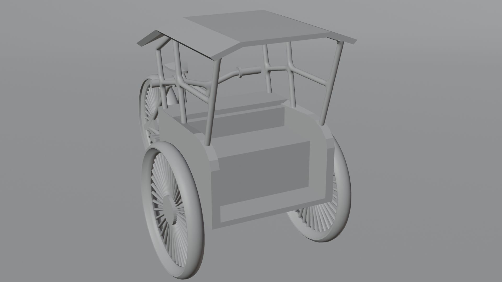 PEDICAB BECAK UNIQUE AND CLASSIC VEHICLES ARE VERY FUNNY 3D model_15