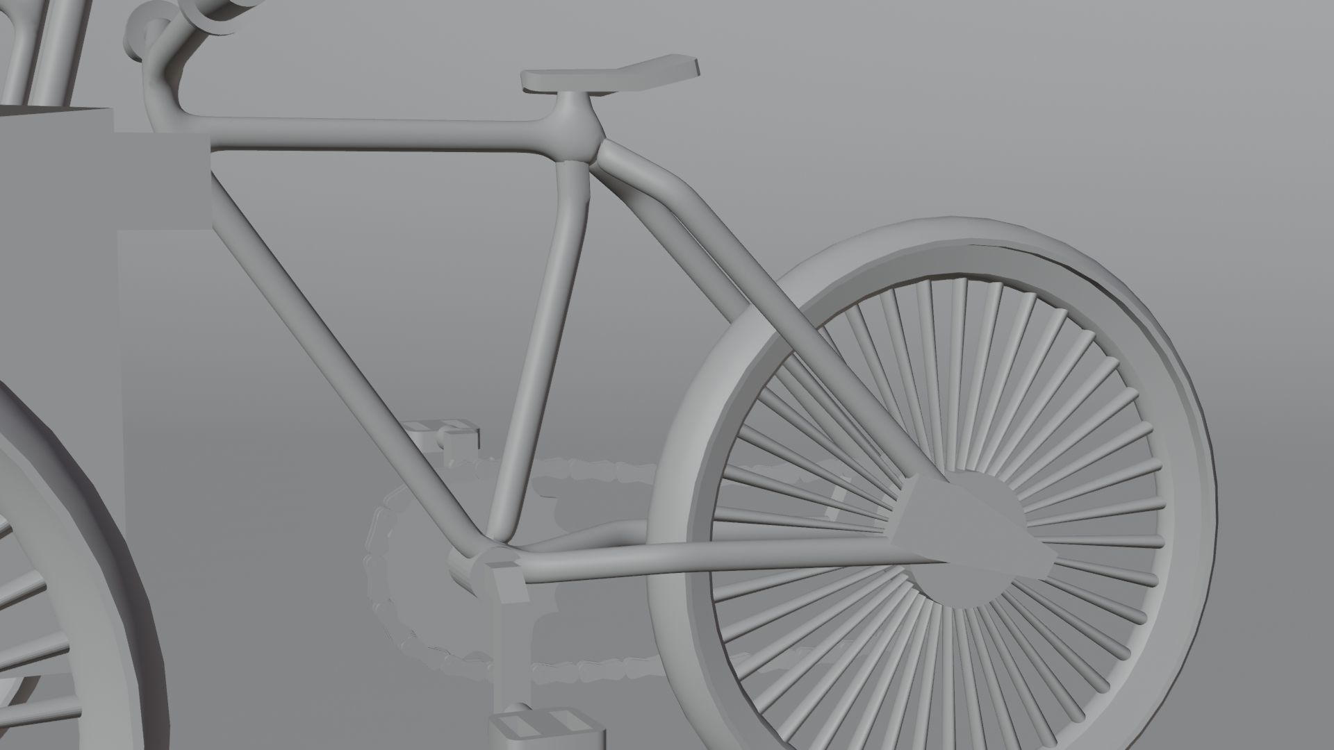 PEDICAB BECAK UNIQUE AND CLASSIC VEHICLES ARE VERY FUNNY 3D model_24