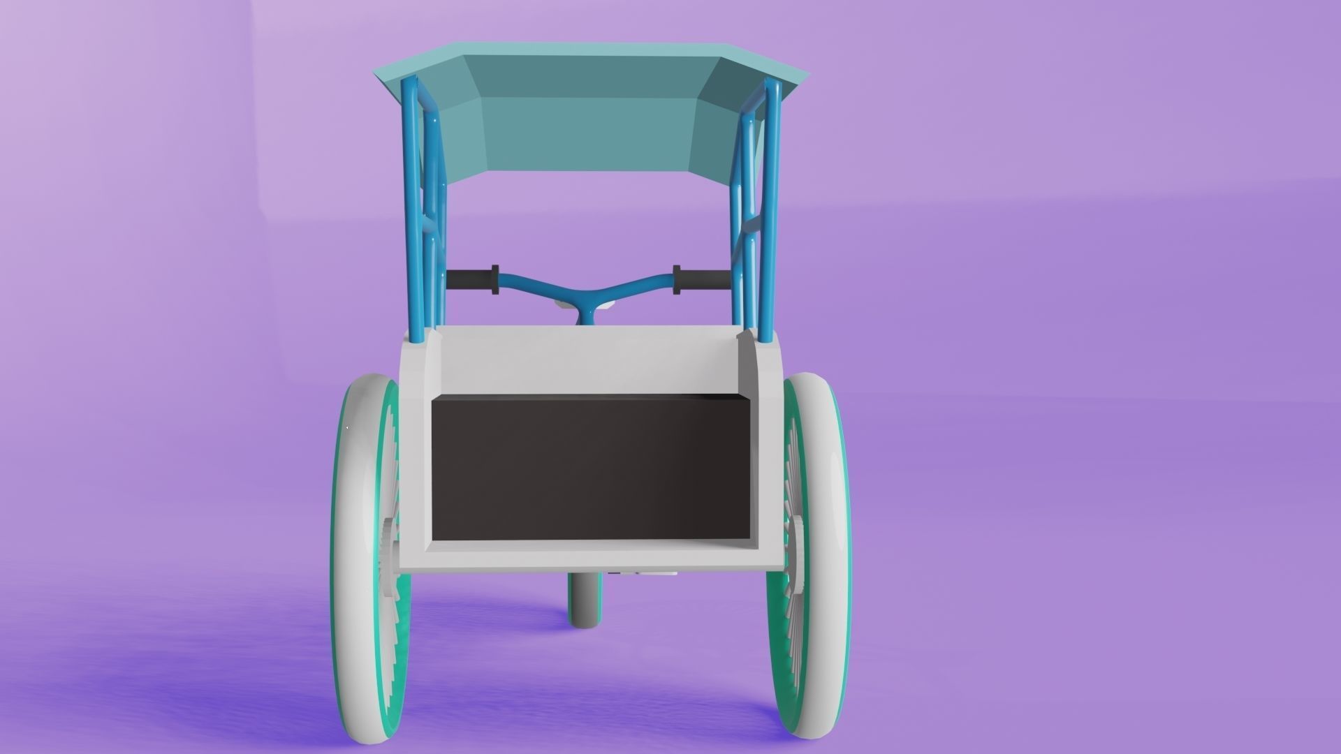 PEDICAB BECAK UNIQUE AND CLASSIC VEHICLES ARE VERY FUNNY 3D model_13