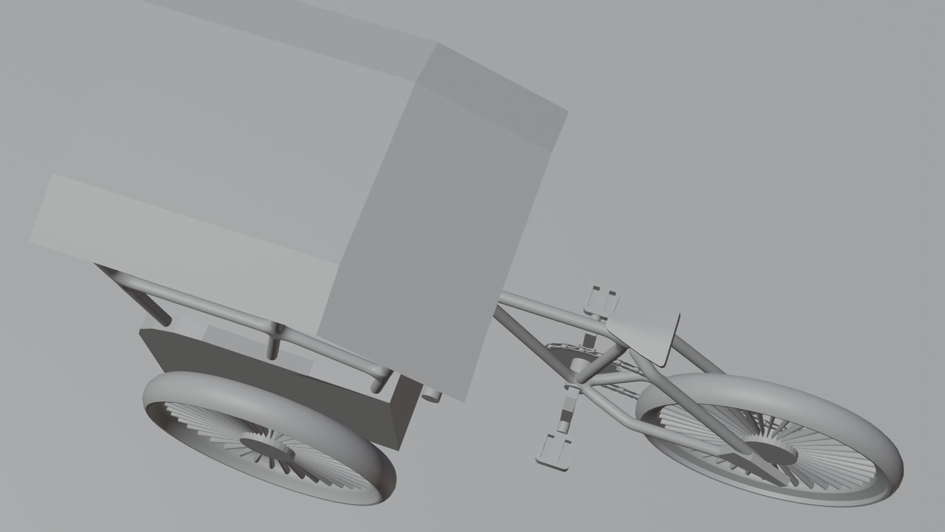 PEDICAB BECAK UNIQUE AND CLASSIC VEHICLES ARE VERY FUNNY 3D model_8