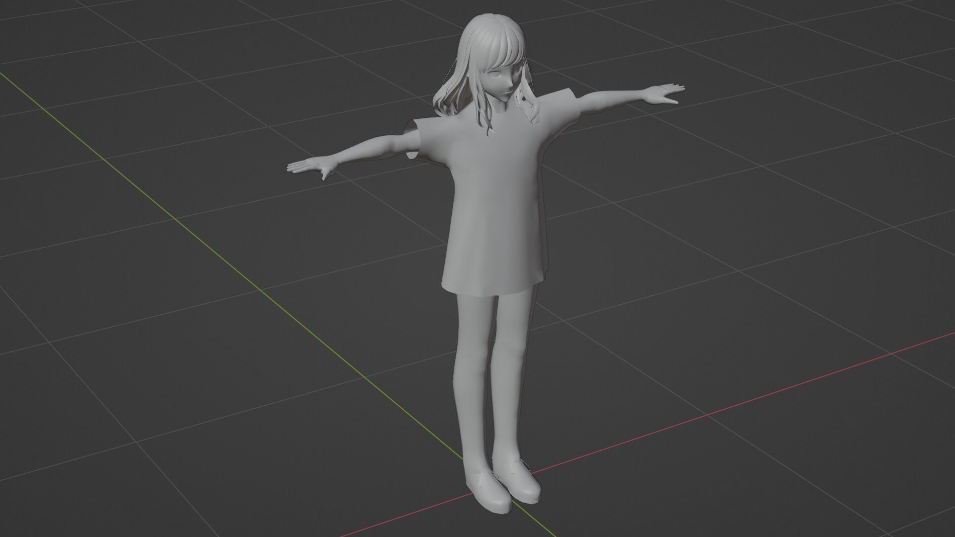 Squid Game - Player Low-poly 3D model_7