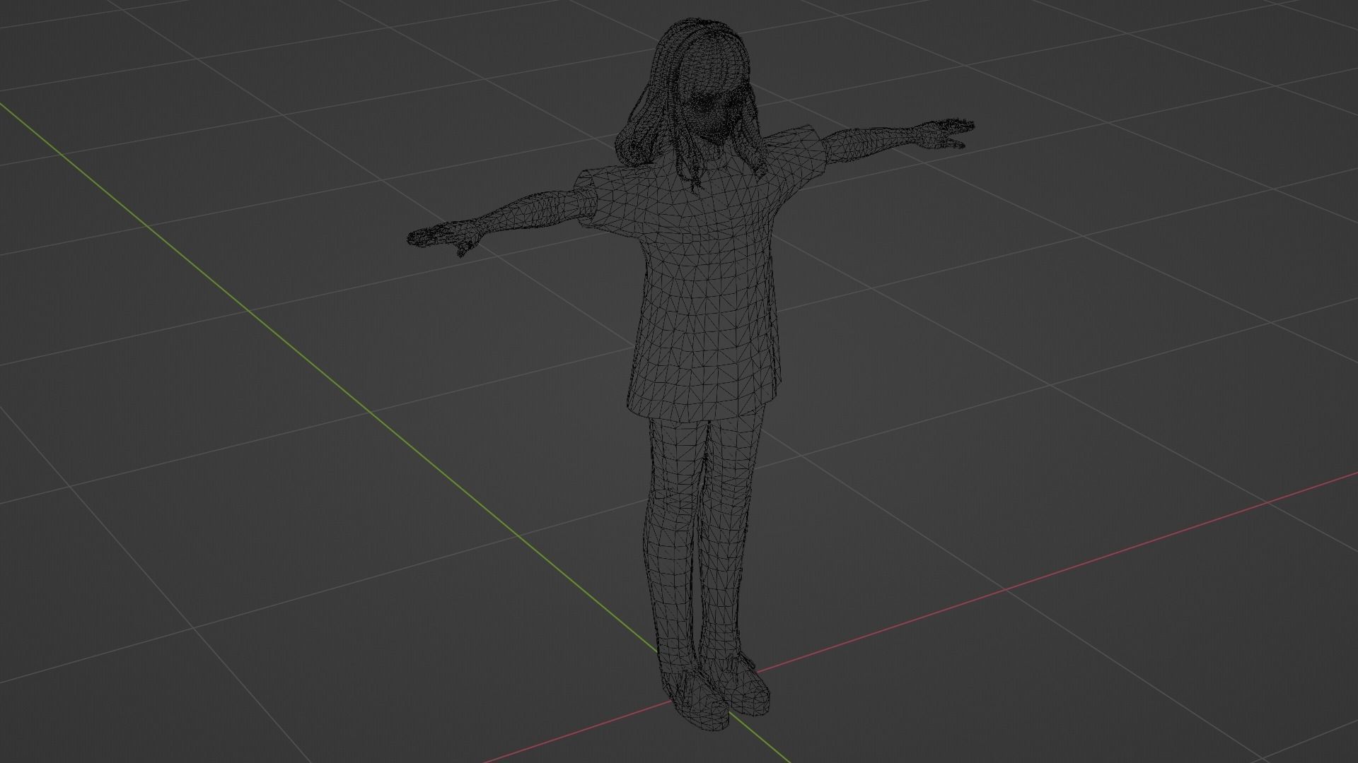 Squid Game - Player Low-poly 3D model_6