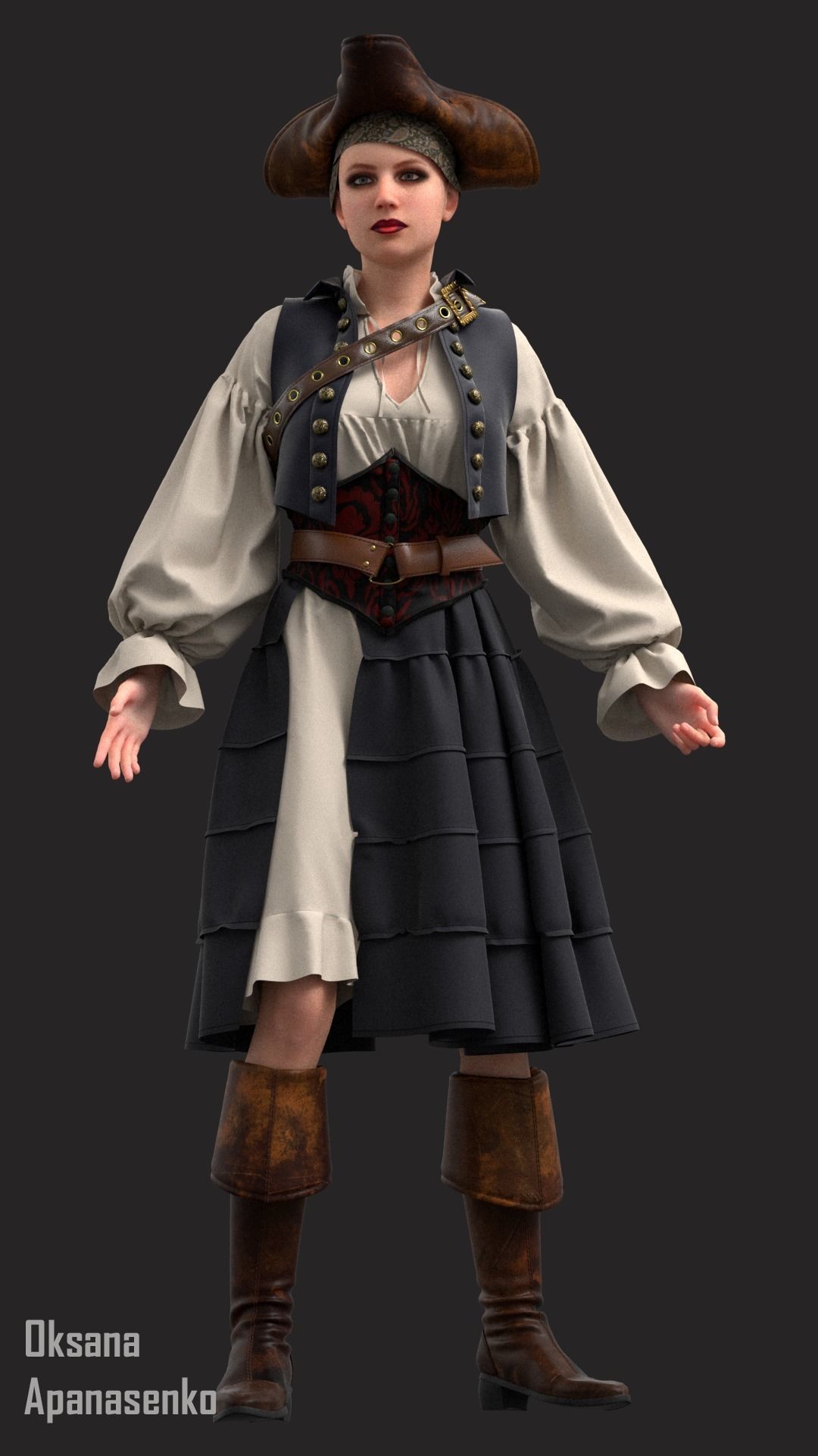 Pirate 3D model_2