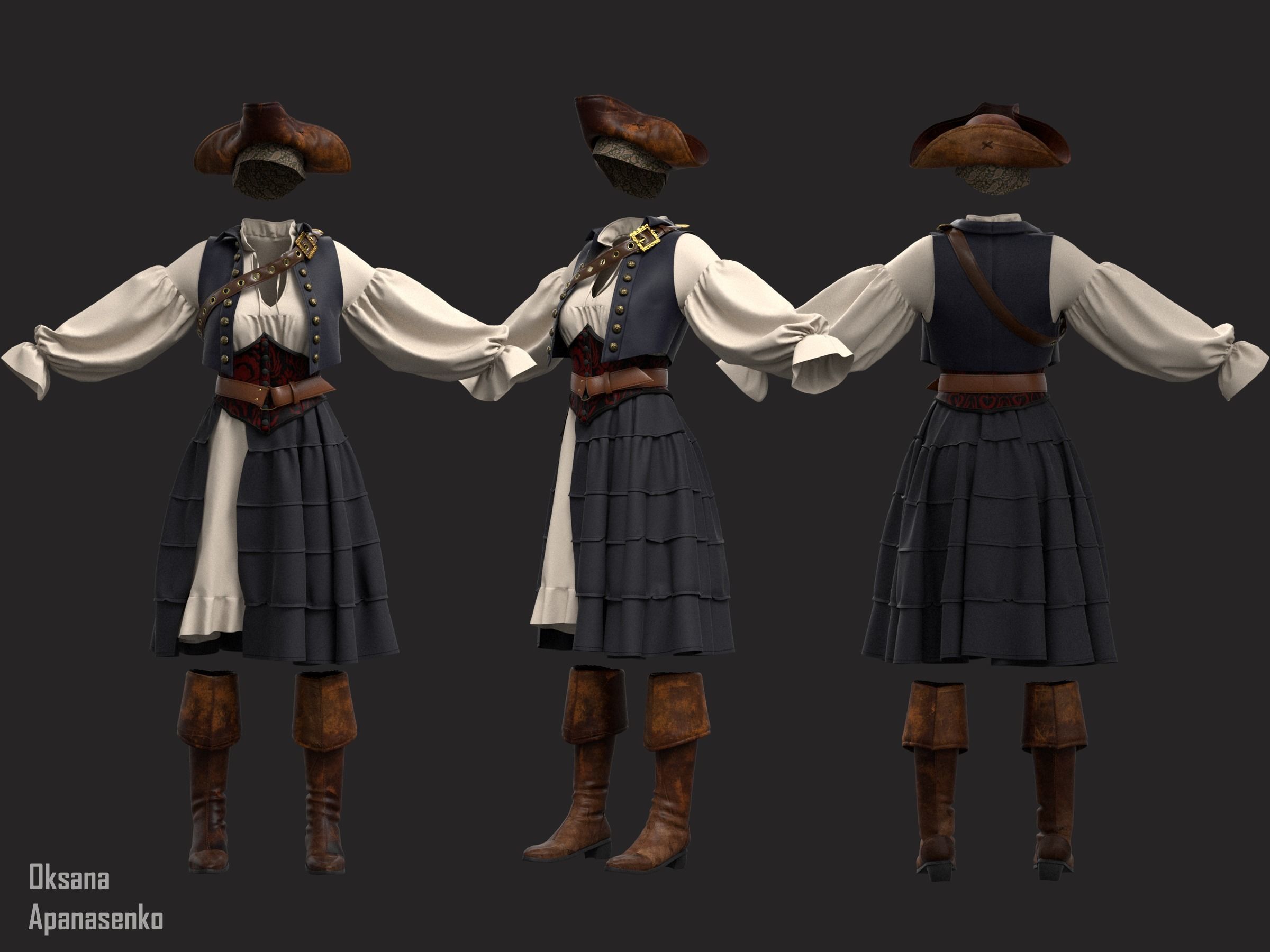 Pirate 3D model_1