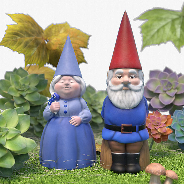 Garden Sculpture Collection 3D model_2