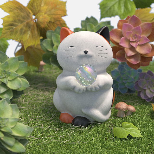 Garden Sculpture Collection 3D model_18