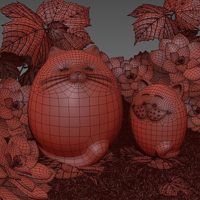 Garden Sculpture Collection 3D model_14