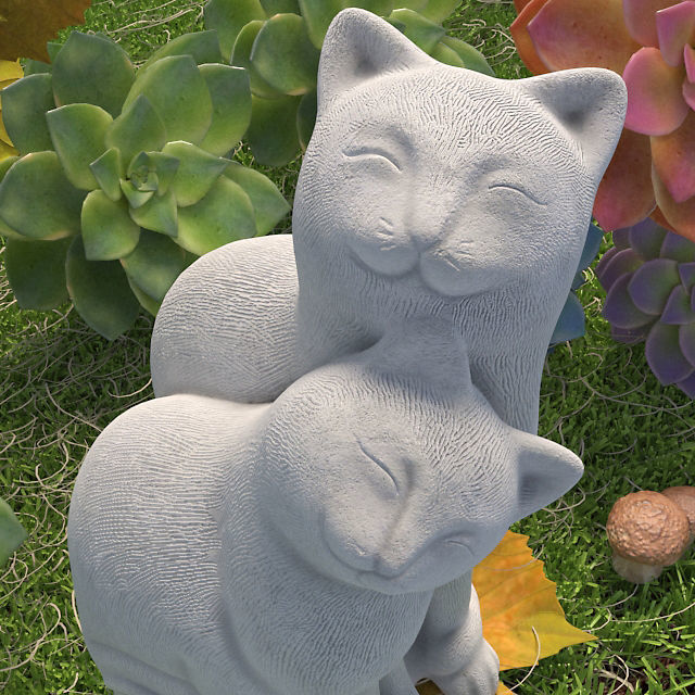 Garden Sculpture Collection 3D model_9