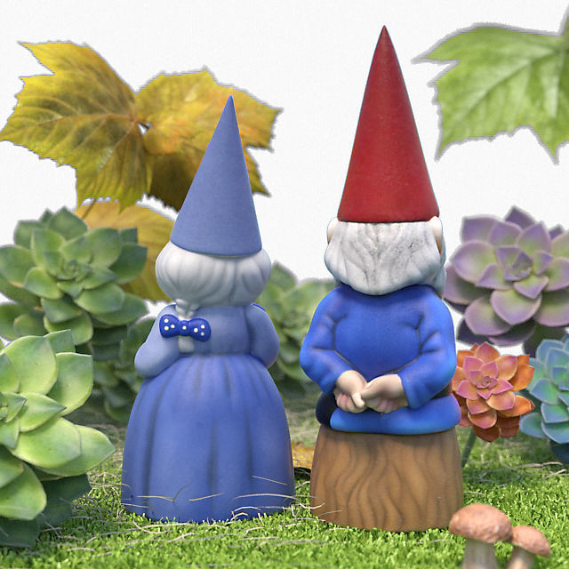 Garden Sculpture Collection 3D model_3