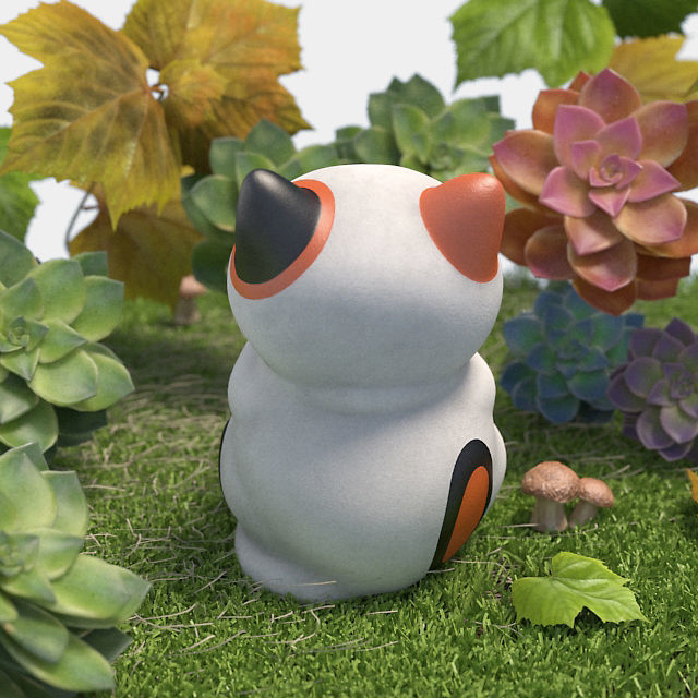 Garden Sculpture Collection 3D model_17