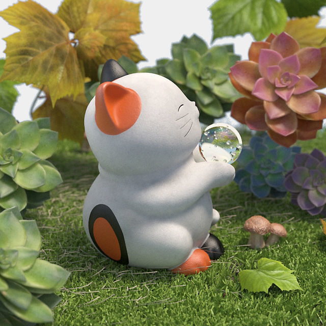 Garden Sculpture Collection 3D model_16