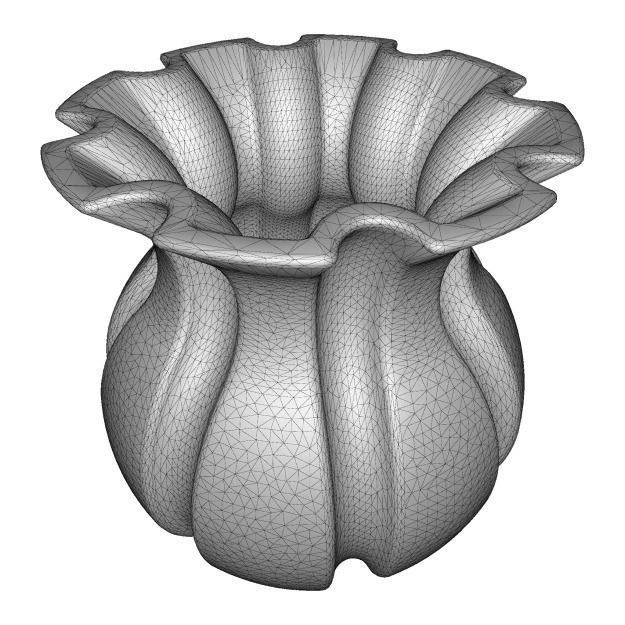 Spectacular Flower Vase Low-poly 3D model_3