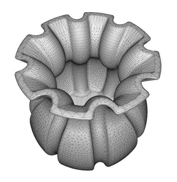 Spectacular Flower Vase Low-poly 3D model_4