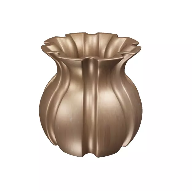 Spectacular Flower Vase Low-poly 3D model_0