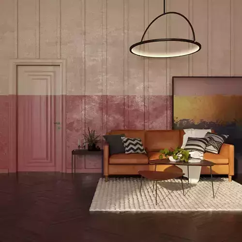 3D Livingroom scene