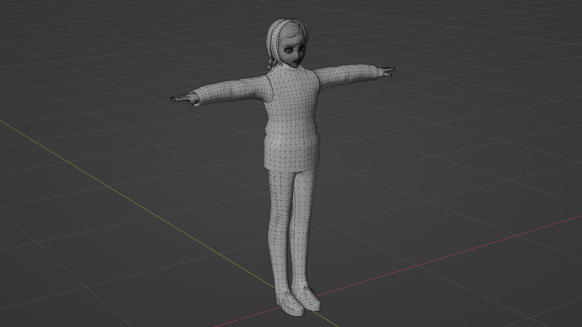 Squid Game - Player Low-poly 3D model_9