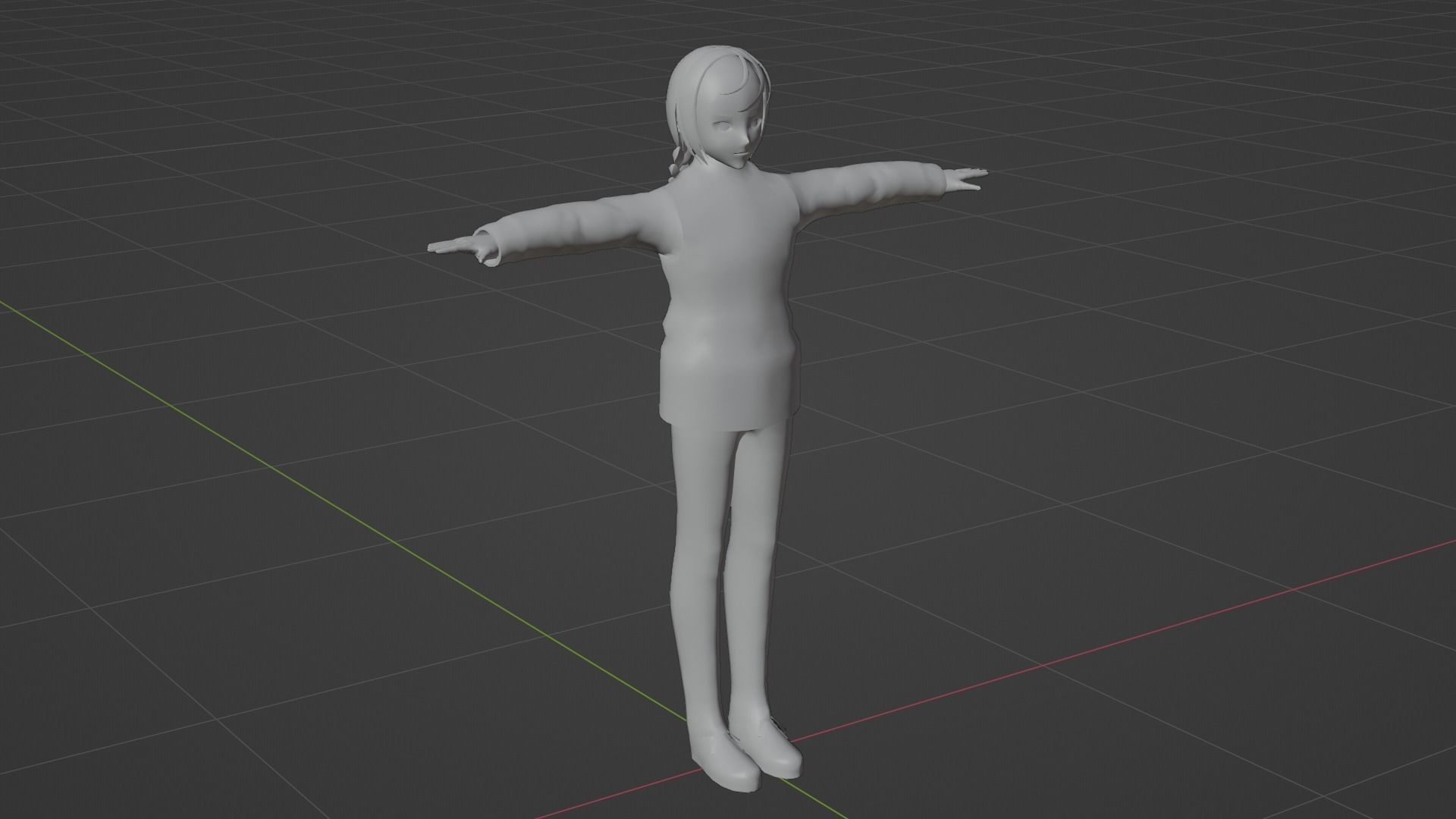 Squid Game - Player Low-poly 3D model_7