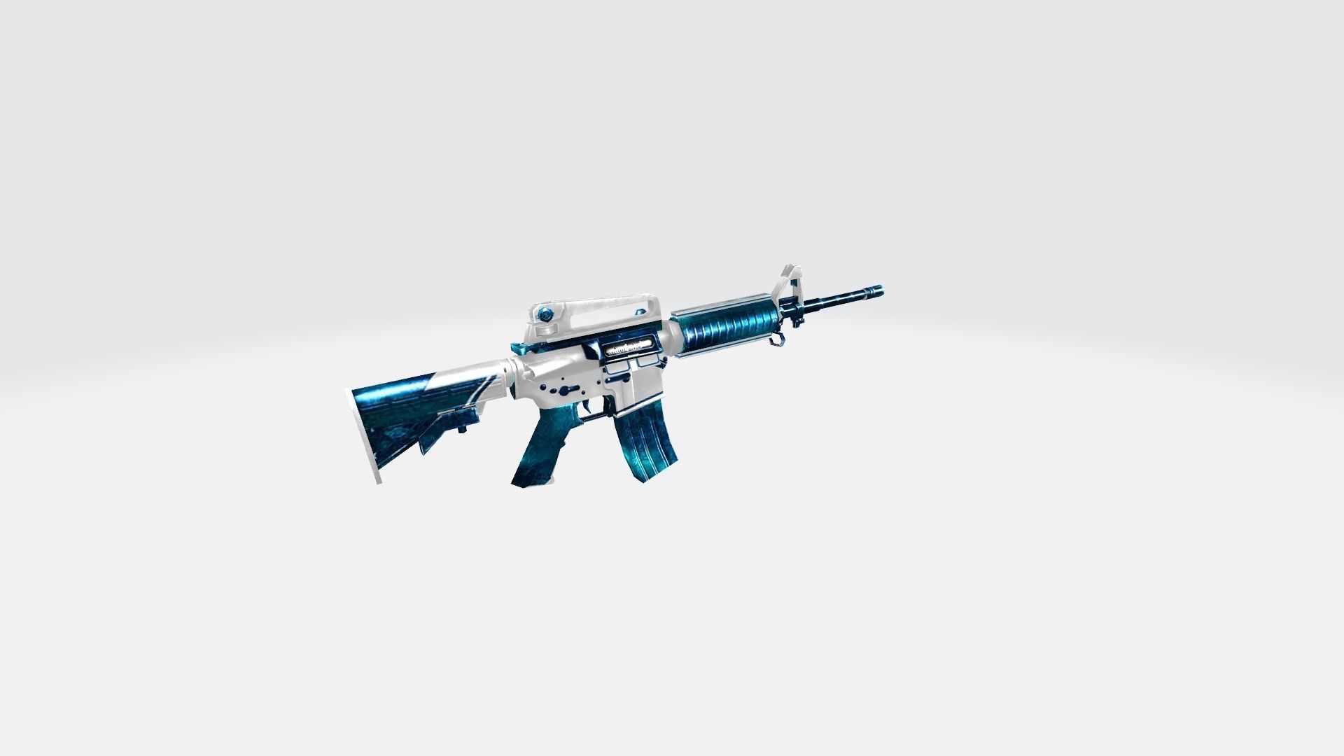 M4A1 Rifle Game Weapon 31x 3D model_30