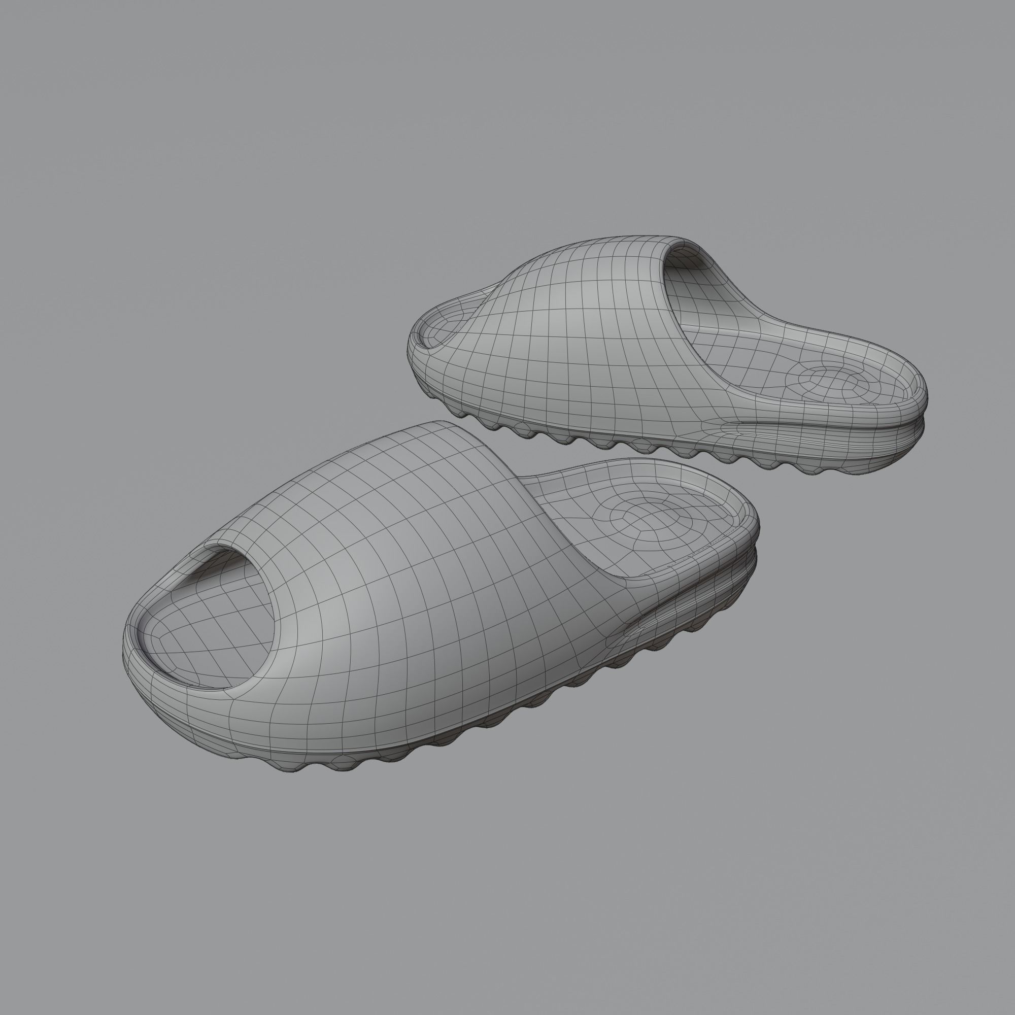 Adidas Yeezy Slide 3D model_8