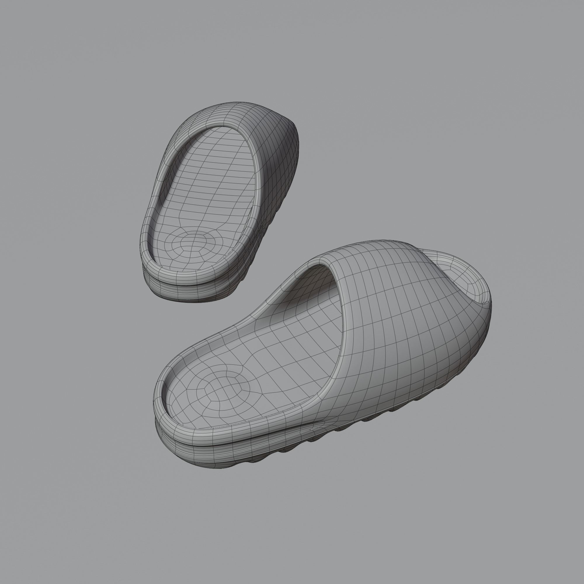 Adidas Yeezy Slide 3D model_10