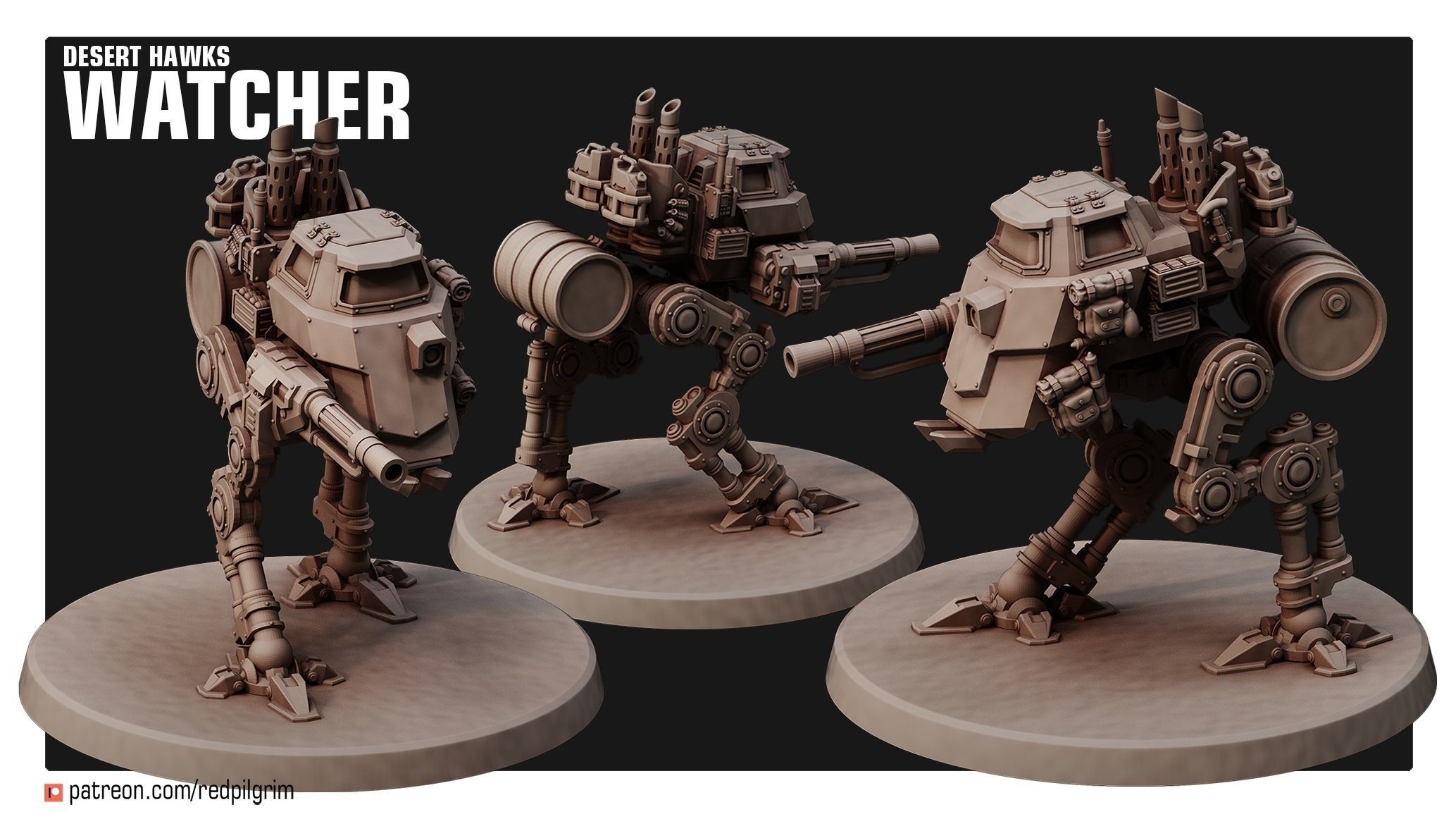 Desert Hawks Watcher 3D print model