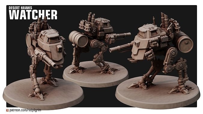 Desert Hawks Watcher 3D print model