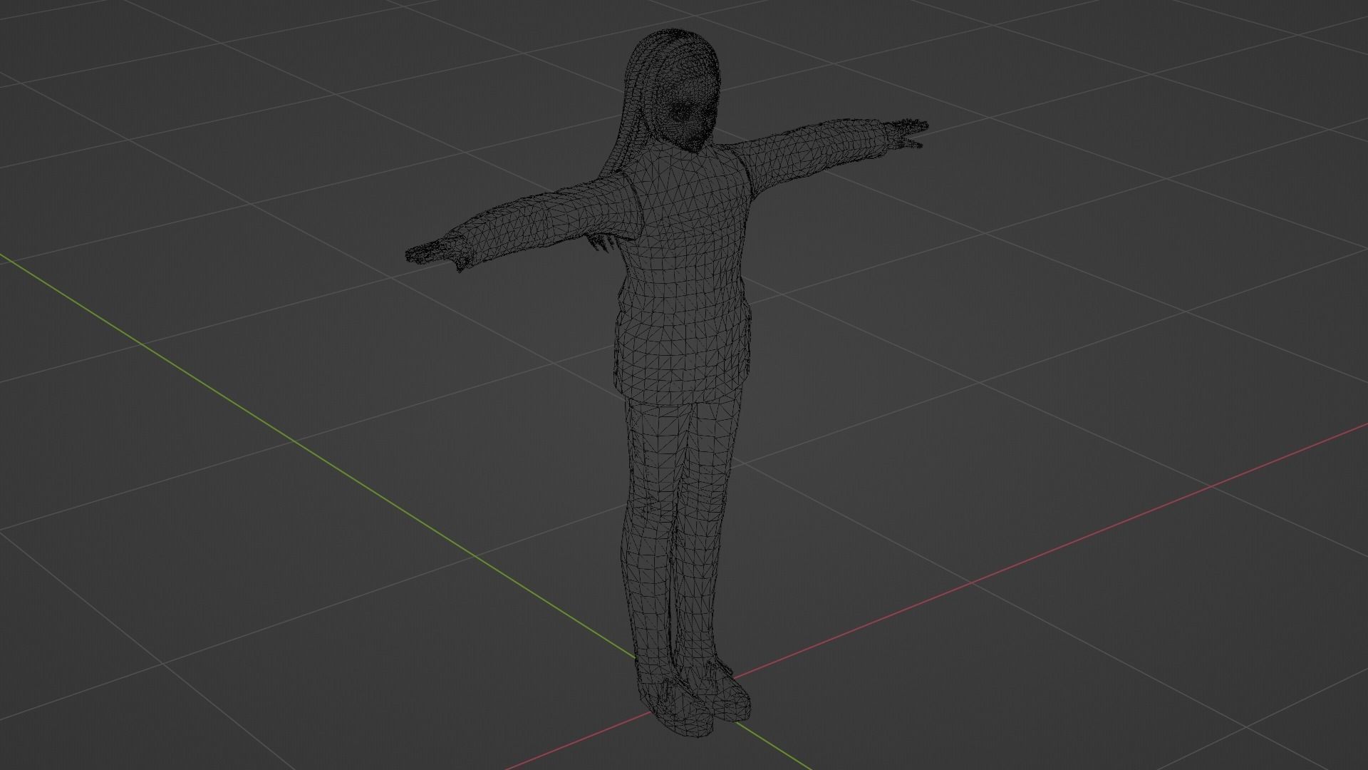 Squid Game - Player Low-poly 3D model_7