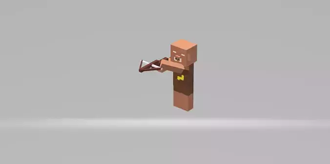 Piglin minecraft character Free 3D model