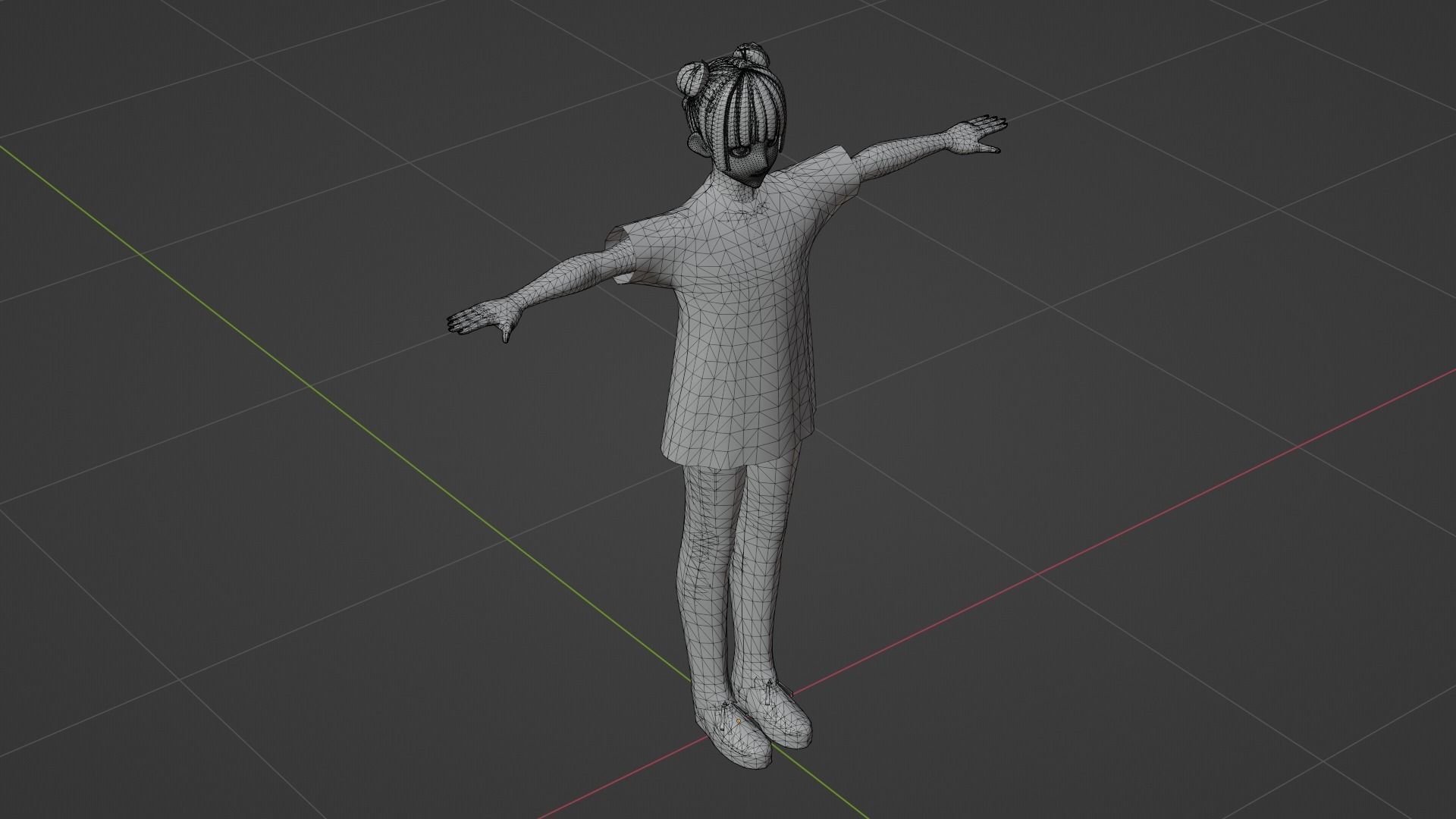 Squid Game - Player Low-poly 3D model_8