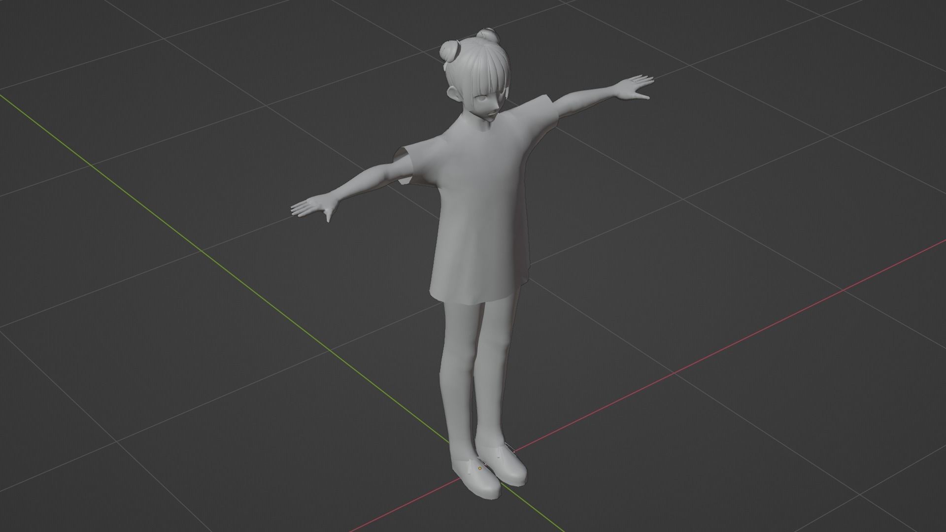 Squid Game - Player Low-poly 3D model_7