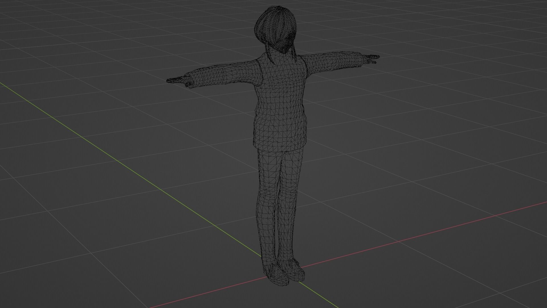 Squid Game - Player Low-poly 3D model_6