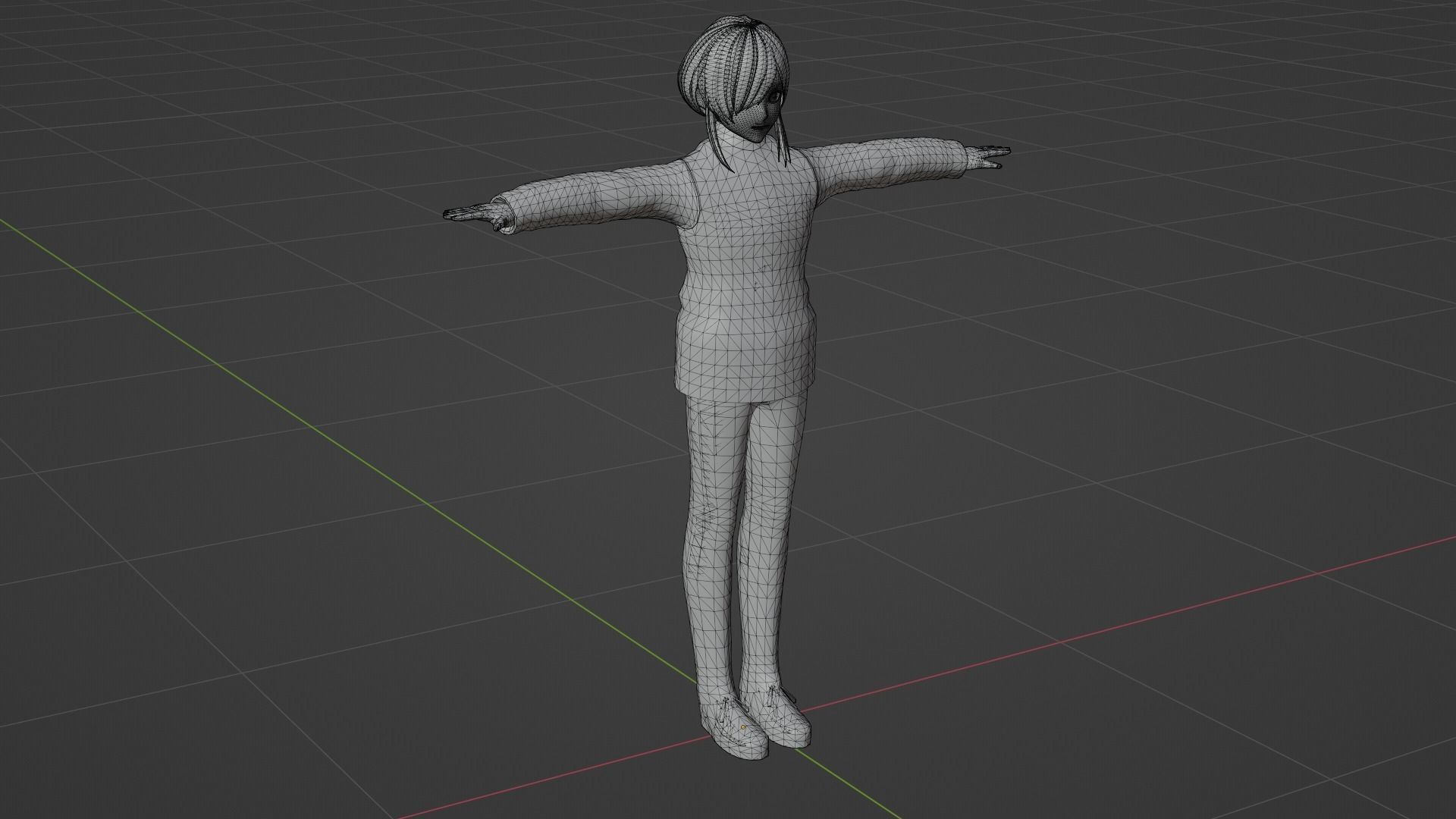 Squid Game - Player Low-poly 3D model_8