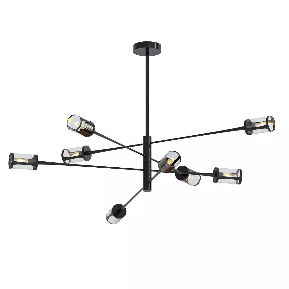 SKELBY chandelier with six lights 3D model