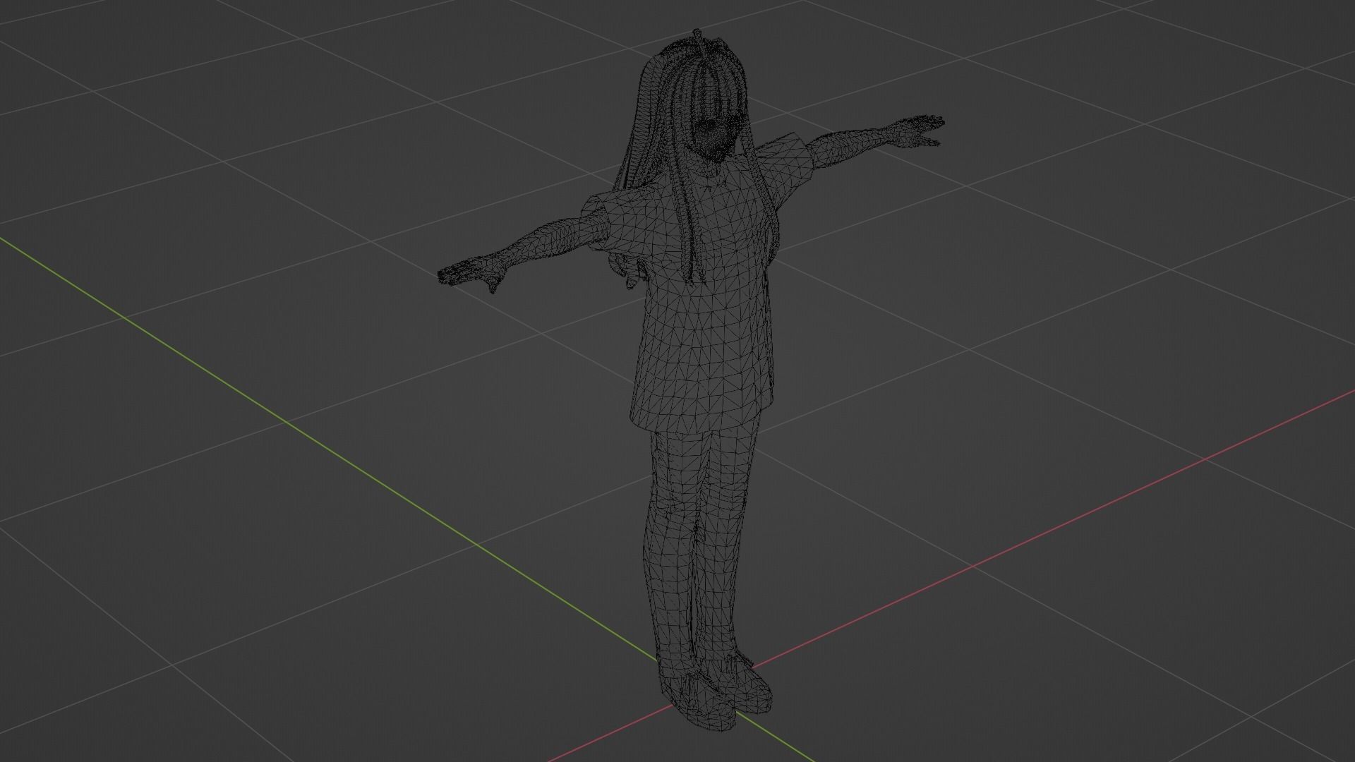 Squid Game - Player Low-poly 3D model_9