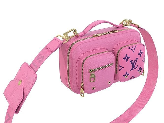Louis Vuitton Utility Crossbody Bag Pink Low-poly 3D model