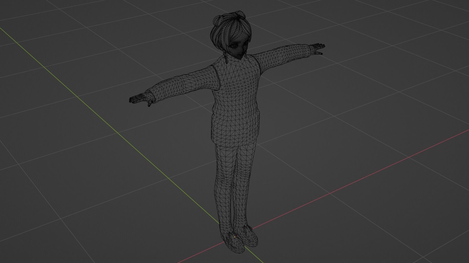 Squid Game - Player Low-poly 3D model_8