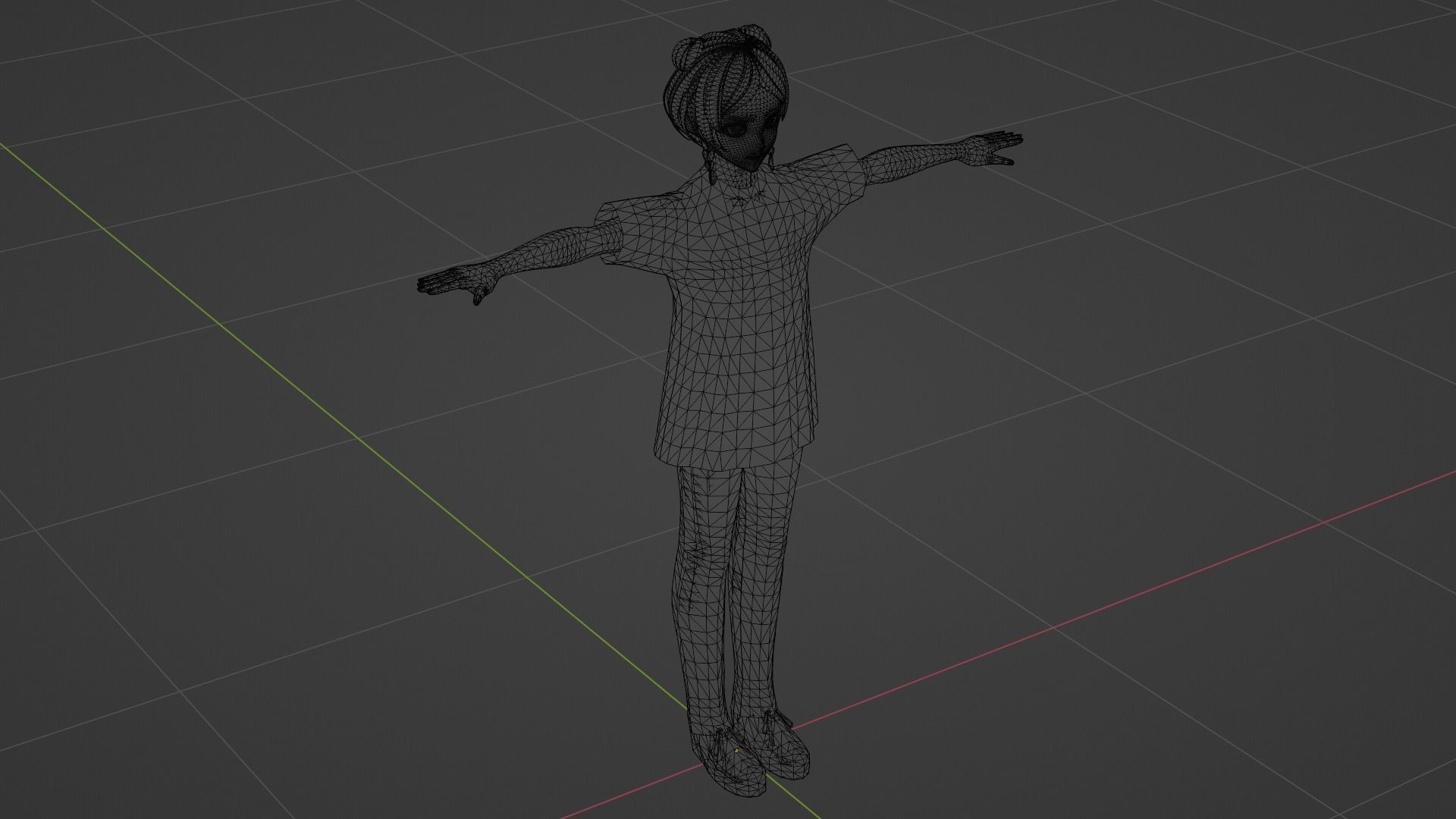 Squid Game - Player Low-poly 3D model_8