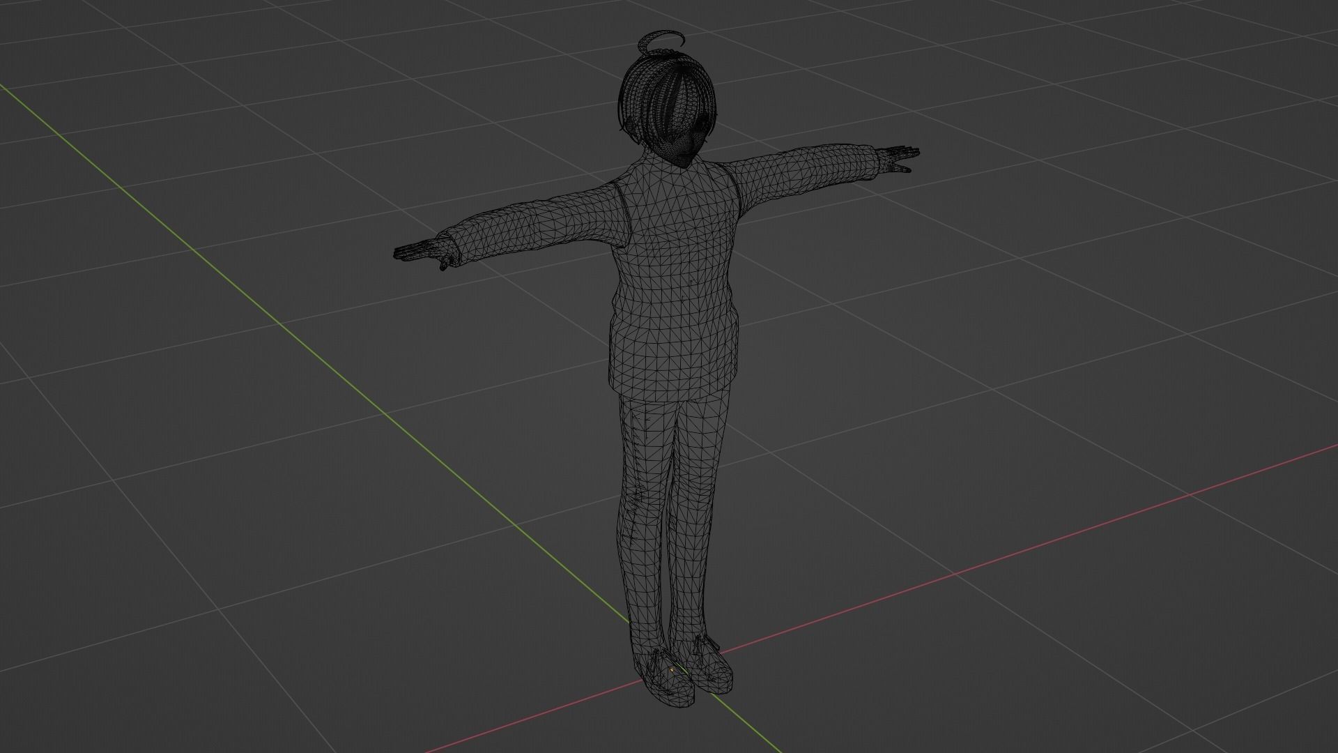 Squid Game - Player Low-poly 3D model_8