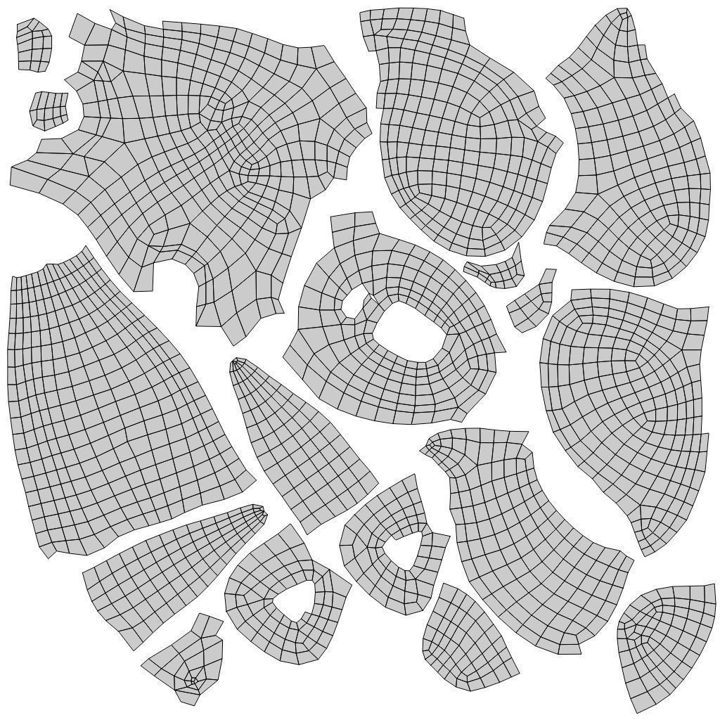 Elephant head wall decor Low-poly 3D model_26