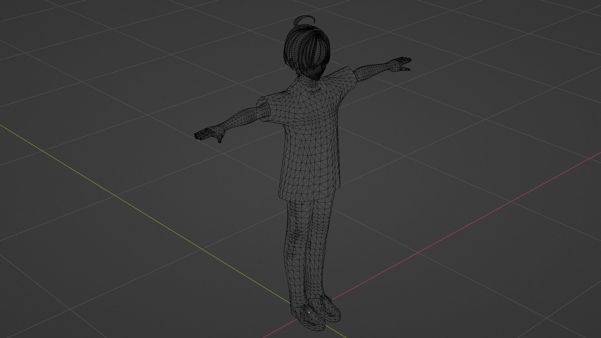 Squid Game - Player Low-poly 3D model_8