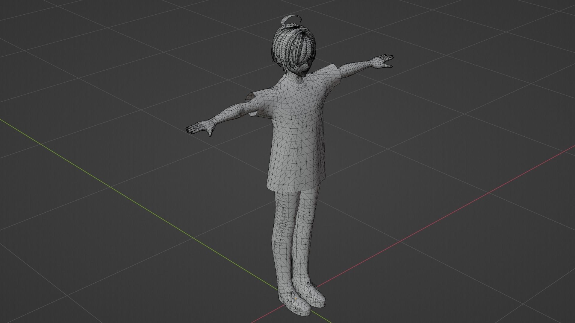 Squid Game - Player Low-poly 3D model_7