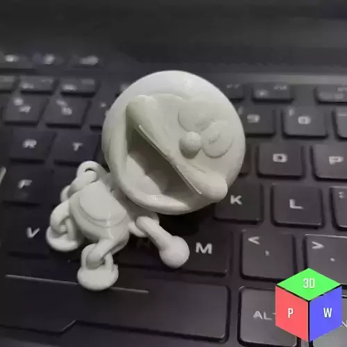 DORAEMON FLEXI TOY PLUS KEYRING 3D print model