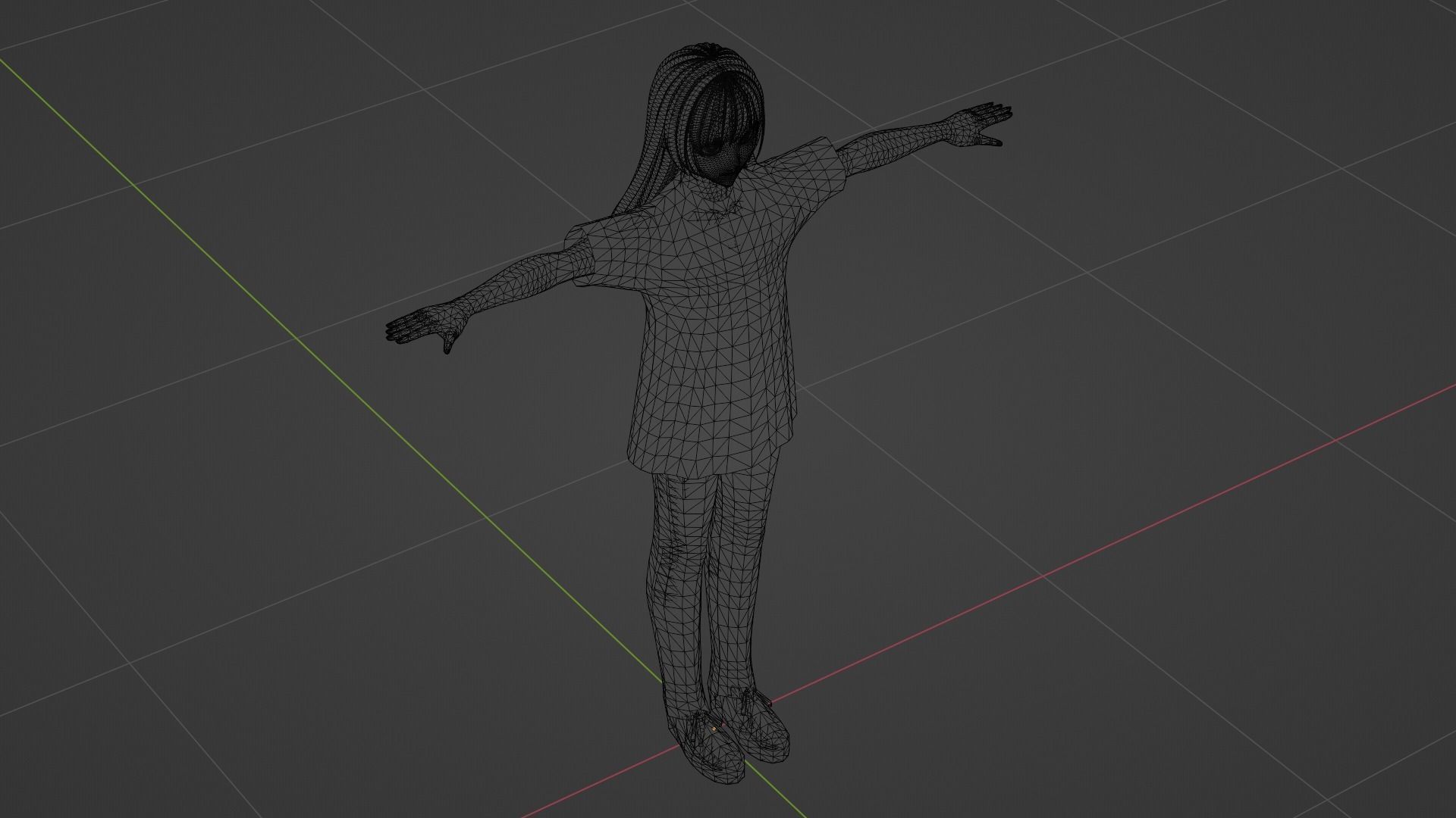 Squid Game - Player Low-poly 3D model_8