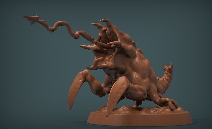 DND MONSTER CAVE FISHER 3D print model