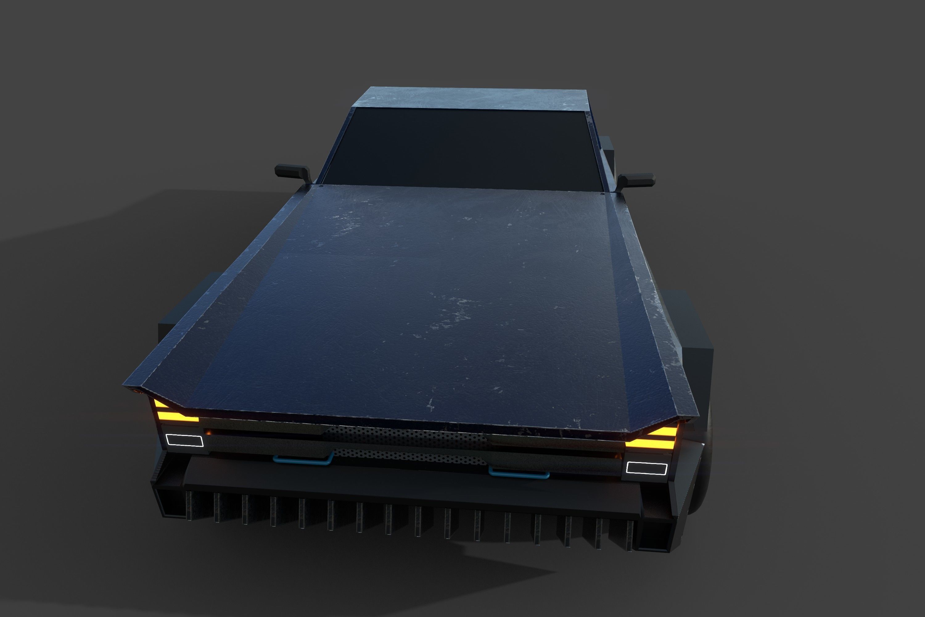Muscle Car Lowpoly Low-poly 3D model_17