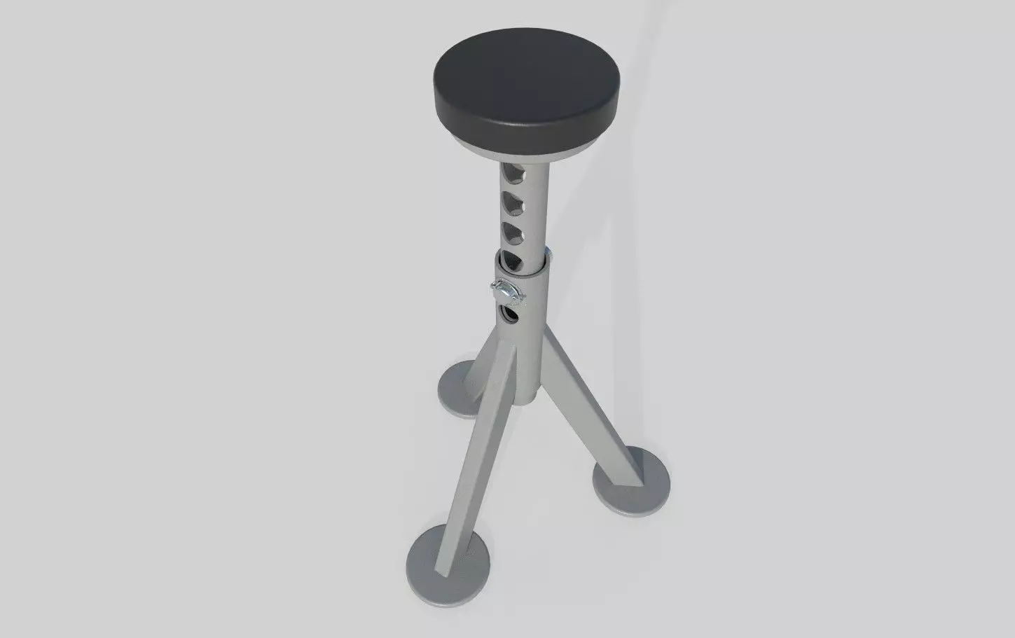 Jack Stand M5 Low-poly 3D model_0