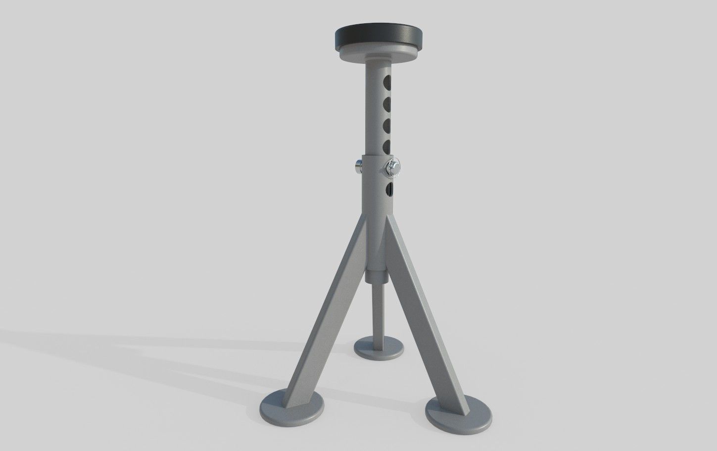 Jack Stand M5 Low-poly 3D model_2