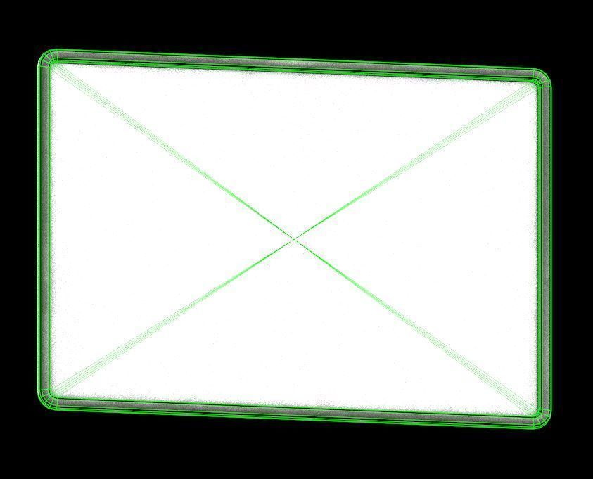 Whiteboard Low-poly 3D model_5