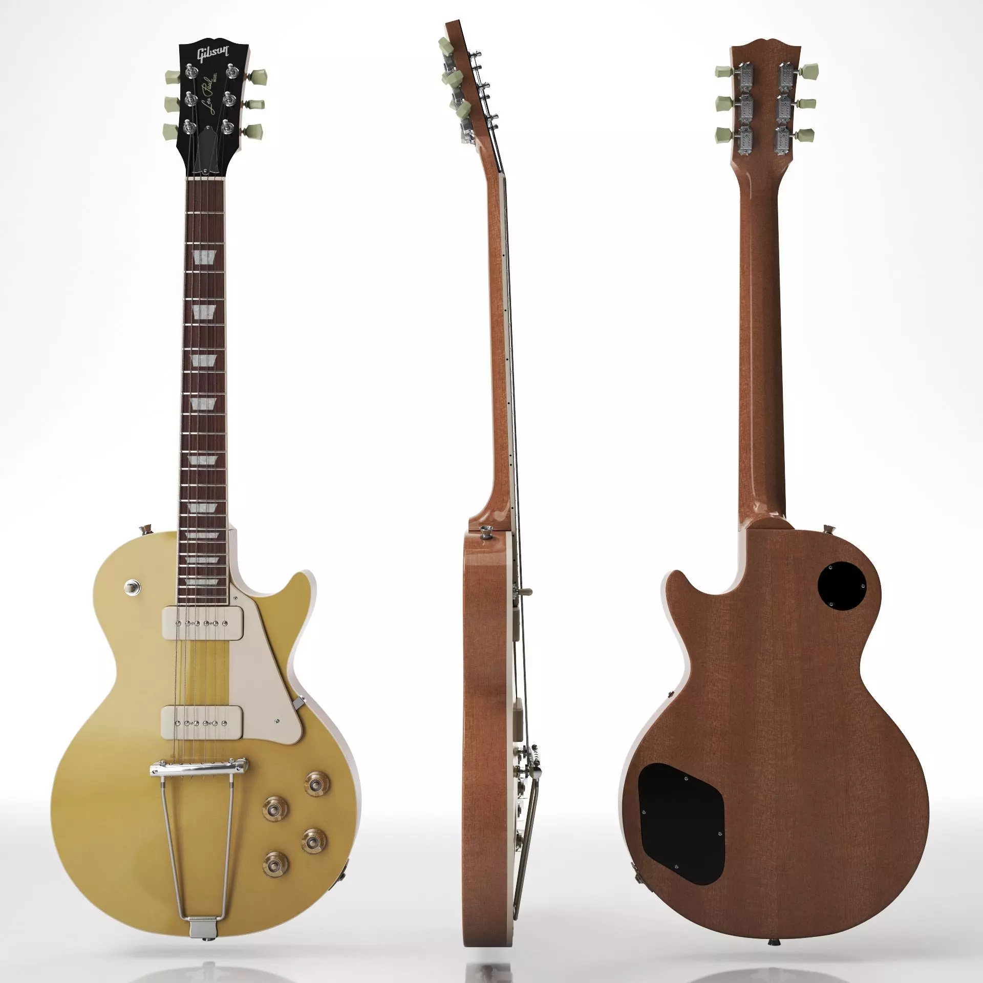 Gibson Les Paul Gold Top 1953 3D model