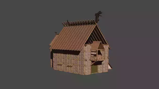 Viking Low Poly Caban